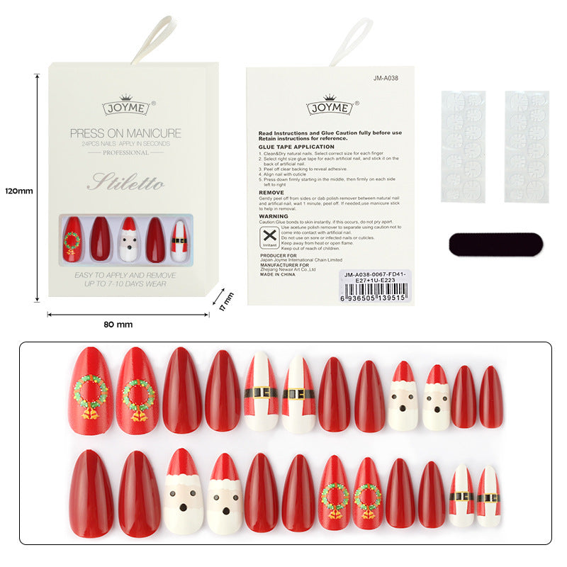 Christmas Nail Tips – Holiday Press-On Set