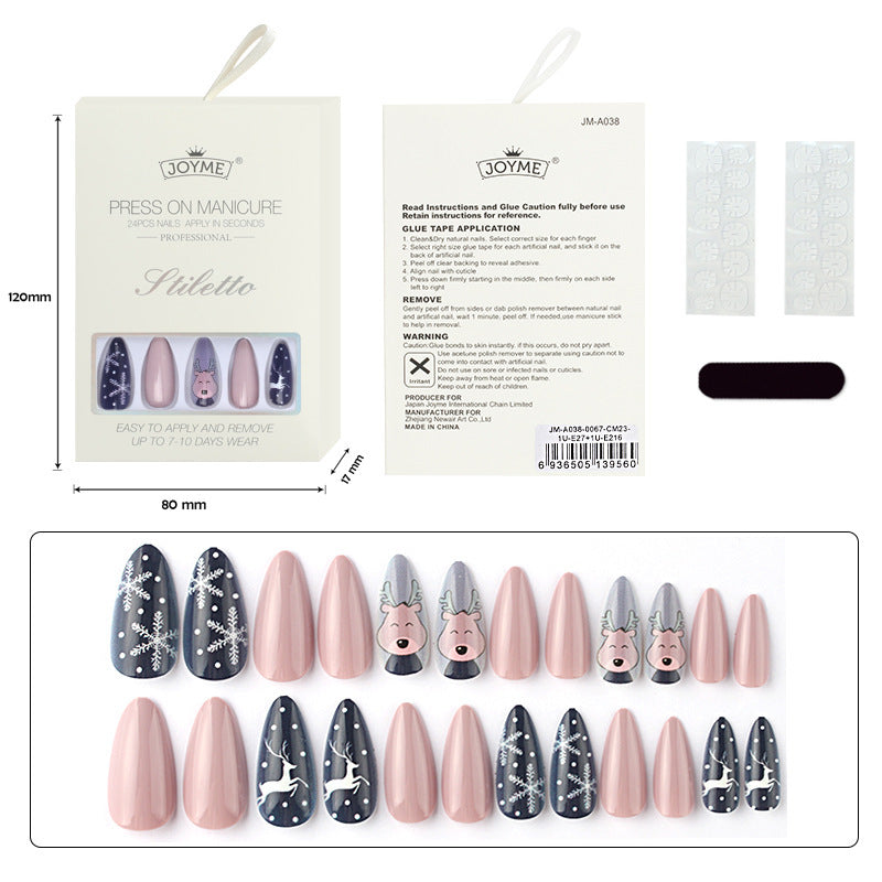 Christmas Nail Tips – Holiday Press-On Set