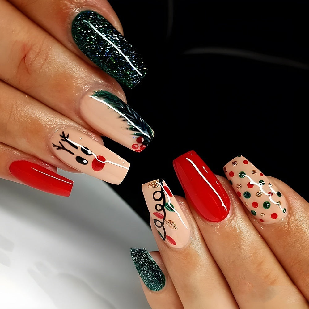 Festive Nail Sticker Set – Christmas Edition