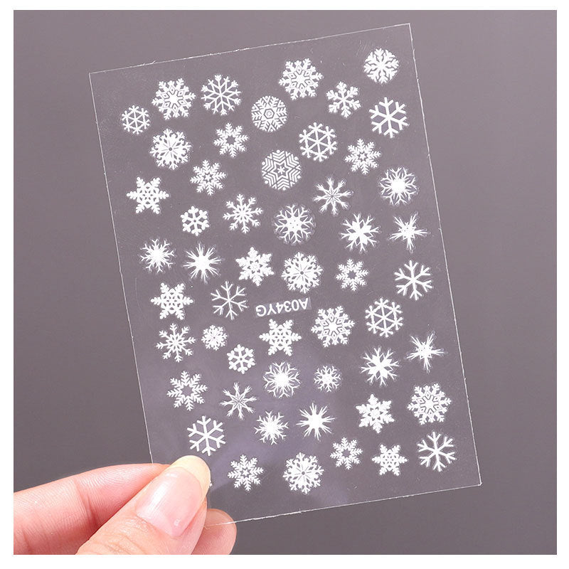 Glow-in-the-Dark Halloween Nail Stickers — Self-Adhesive (Luminous)