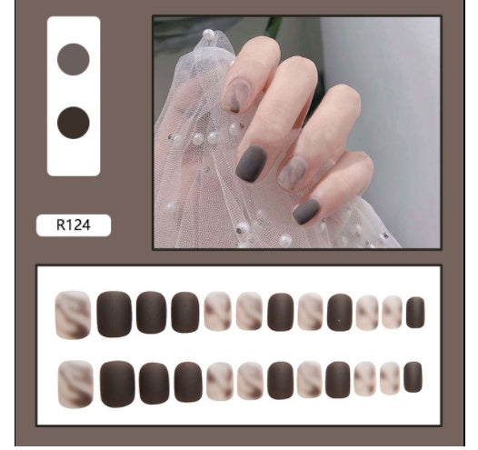 Glazed Nude Almond — Short
