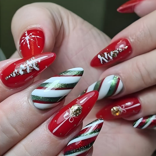 Festive Nail Sticker Set – Christmas Edition